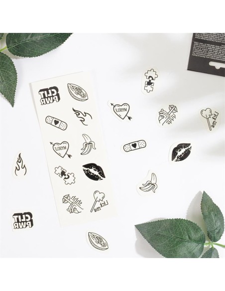 Set de 10 Tattoos Temporales Candy Collection