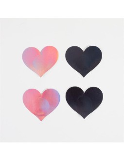 Wow Boobs Cubre Pezones Corazon Holograficos 2