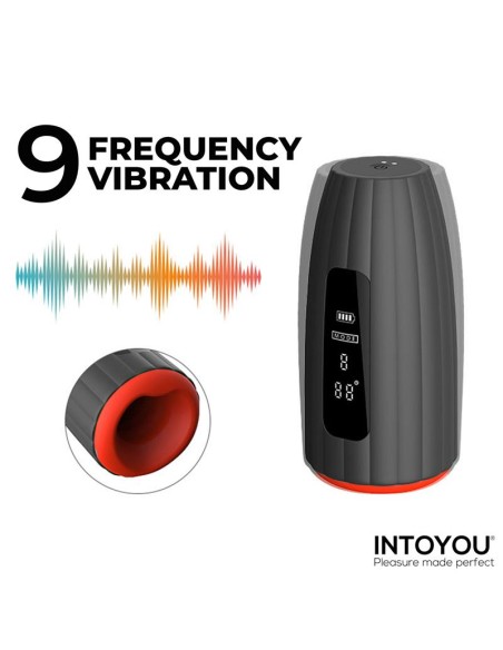 Karter Masturbador Avanzado con Vibracion Calor y Pantalla Digital