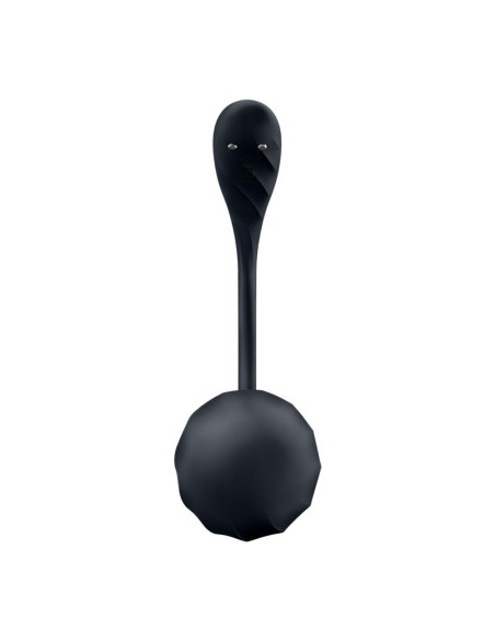 Ribbed Petal con Satisfyer Connect APP Negro
