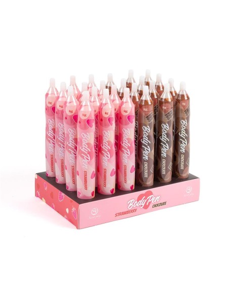 Body Pen Display con 24 units 12 Fresa 12 Chocolate