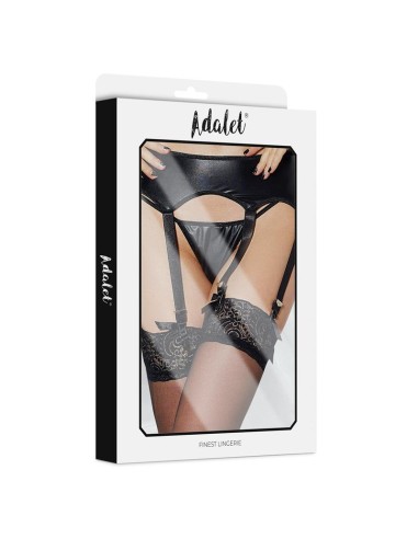 Tina Set de Liguero 3 Tiras y Tanga