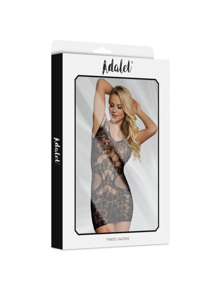 Luna Bodystocking Patron Geometrico y Floral