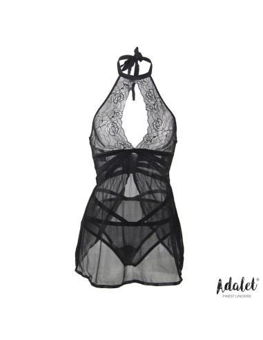 Nova Babydoll Espalda Abierta y Tanga