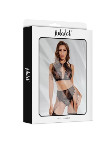 Evelyn Set Sujetador Braguitas Abiertas y Liguero