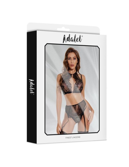 Evelyn Set Sujetador Braguitas Abiertas y Liguero