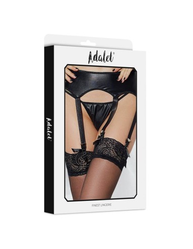 Tina Set de Liguero 3 Tiras y Tanga