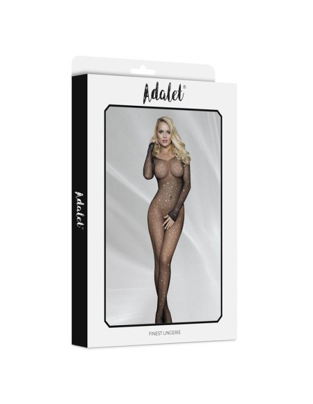Maty Bodystocking Entepierna Abierta con Brillantes