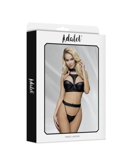 Addis Set Sujetador con Choker y Tanga Alto