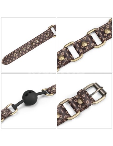 Rebellion Reign Mordaza de Bola de Silicona Transpirable