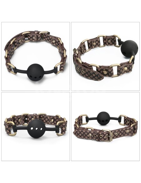 Rebellion Reign Mordaza de Bola de Silicona Transpirable