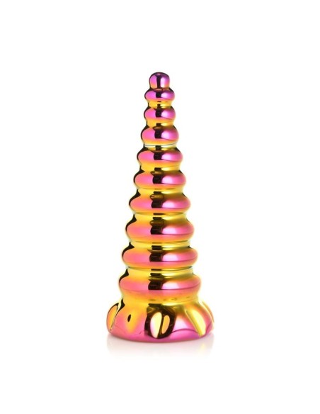 Dildo de Vidro de Borosilicato Twilinght Rainbow